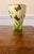 Late 20th Century Hand Painted Butterfly Tapered Vase For Sale - Image 6 of 11