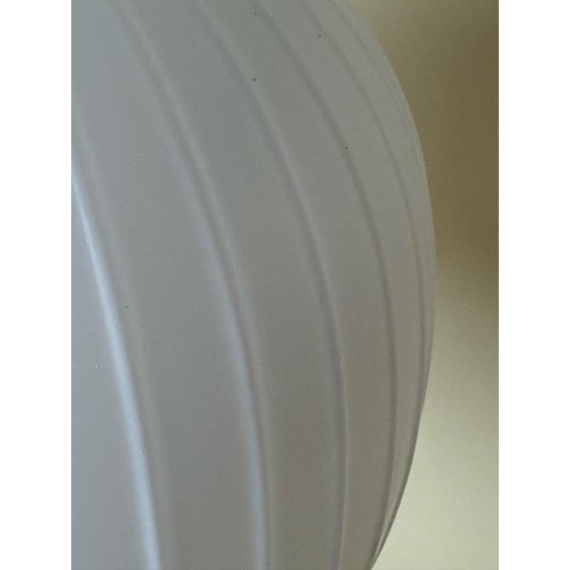 Opal Glass Bologna Pendant Light attributed to Aloys Gangkofner for Peill & Putzler, 1950 For Sale - Image 13 of 17