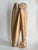 Almond Vintage Modernist Statue Carved Wood All Natural For Sale - Image 8 of 9
