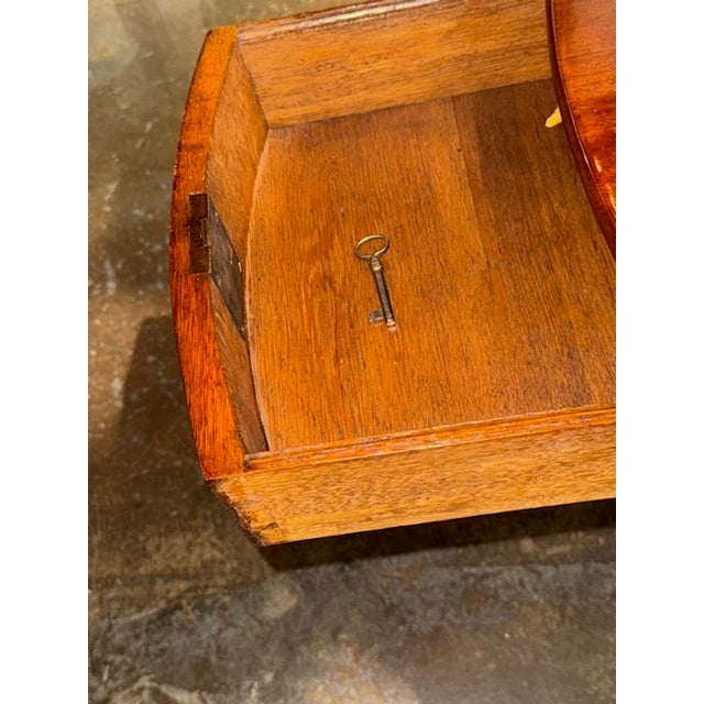 Brown Early 19th Century German Biedermeier Mahogany Center For Sale - Image 8 of 8