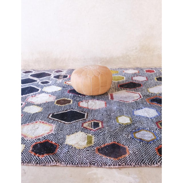 Textile Beni Mrirt Designer Rug - 9.6 X 7.9 Ft For Sale - Image 7 of 8