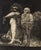 An etching, titled "Two," by the American artist James Kearns (born 1924). This piece features two figures, one standing...