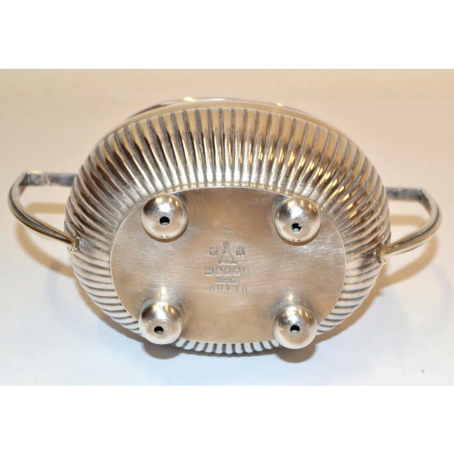 British Colonial Antique 1910 Cheltenham Silver Coffee Service Sheffield England For Sale - Image 11 of 13