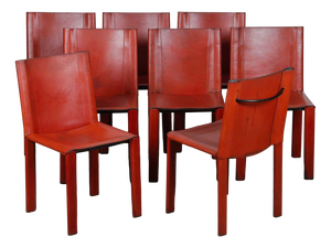 Chairs by Carlo Bartoli for Matteo Grassi, 1980s, Set of 8