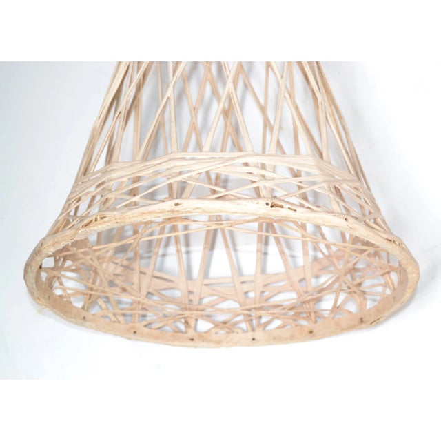 1970s Taupe Finish Spun Fiberglass Cone Plant Stand Outdoor Indoor For Sale - Image 11 of 13