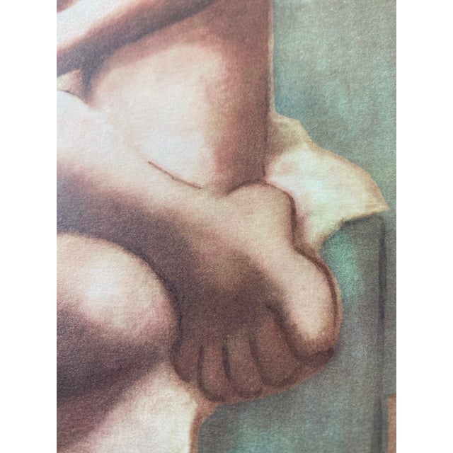 Blue Two Nudes Lithograph, Signed Limited Edition, 1946, Mid-Century Modern For Sale - Image 8 of 18