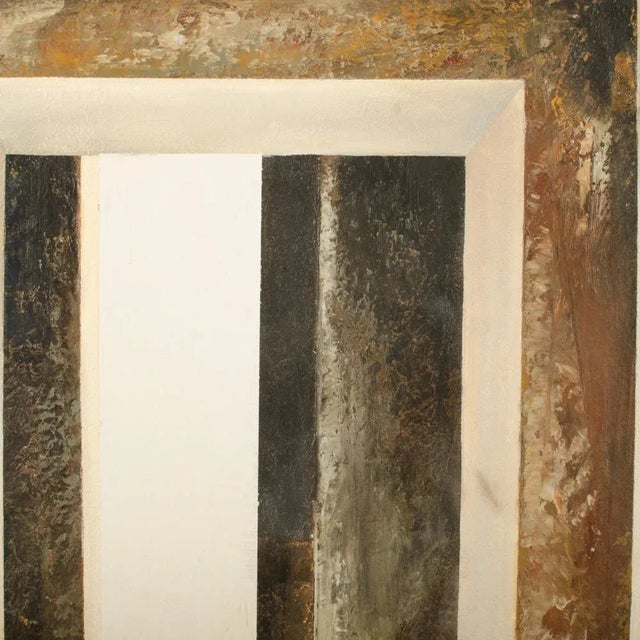 "Chicken or the Egg" Surrealist Oil Painting by Fernando Vignoli (Late 20th C.) For Sale - Image 11 of 12