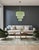 Italian vintage chandelier in Alabaster glass and nickel-plated metal structure. The armor polished nickel supports 48...