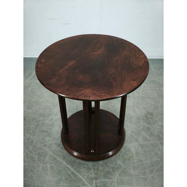 Brown Fledermaus Vienna Secession Table, 1900 For Sale - Image 8 of 10