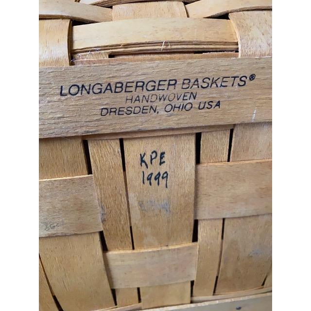 Longaberger Signed 1999 Gathering Basket Chairish