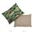 Abstract Schumacher Rolling Hills 16" Lumbar Pillow in Green For Sale - Image 3 of 4