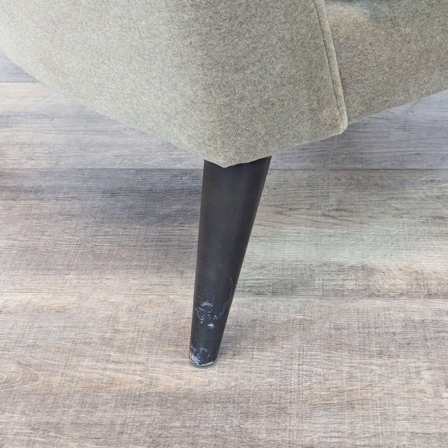 Wood Crate & Barrel Modern Lounge Chair For Sale - Image 7 of 8