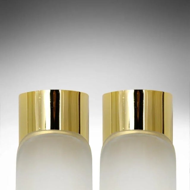 Mid-Century Modern 1960s Brass Sconces by Doria Leuchten, Germany - a Pair For Sale - Image 3 of 7