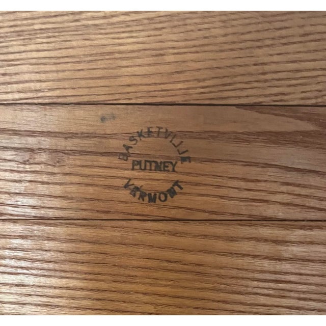 Vintage Basketville Picnic Basket Made in Putney Vermont For Sale - Image 11 of 12