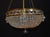 1930s Art Deco French Crystal Beaded Basket Chandelier with Brass, 1930s For Sale - Image 5 of 7