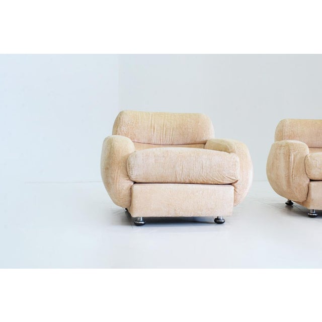 Vintage Italian Armchairs, 1970s, Set of 2 For Sale - Image 6 of 10