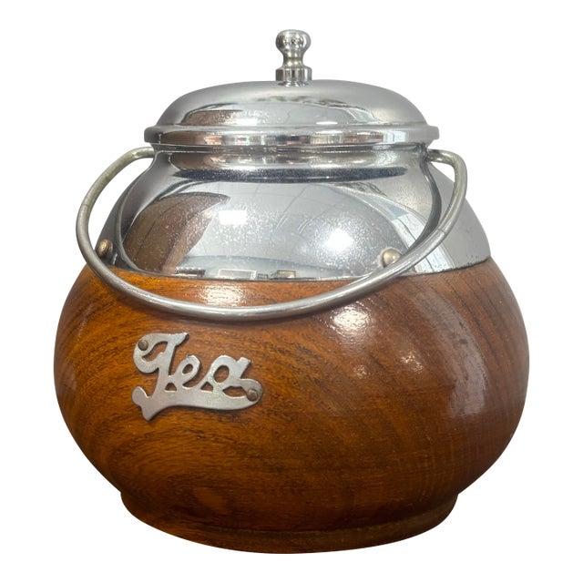 Vintage English Tea Caddy For Sale