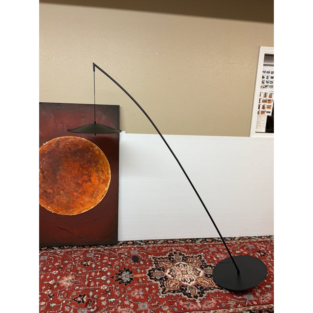 Lights Salgado Frisbee Fishing Rod Floor Lamp For Sale - Image 7 of 12