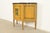 Neoclassical Italian Neoclassical Paint Decorated Demilune Console or Bar Cabinet For Sale - Image 3 of 14