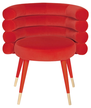 Red Marshmallow Dining Chair by Royal Stranger