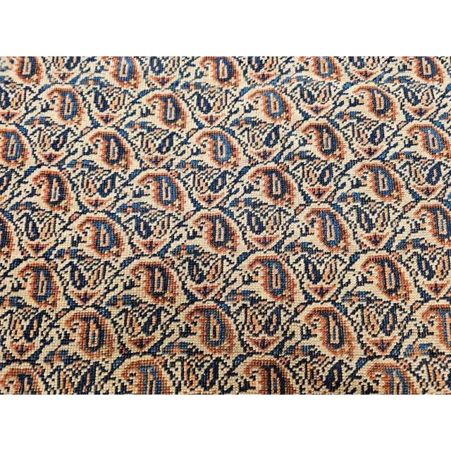 Late 19th Century Persian Afshar Tribal Rug, Hand-Knotted Wool, All-Over Paisley Geometric Pattern, Ivory & Brown, 4x6 For Sale - Image 16 of 18