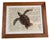 Vintage Sea Turtle Script Art Print in Fluted Wooden Frame For Sale - Image 4 of 12