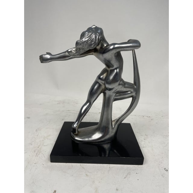 Wood Art Deco Sculpture, 1940s For Sale - Image 7 of 14