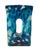 Mid-Century Modern VTG Murano Rectangle Blue Vase 10” Art Glass Donut Hole Dual-Chamber Retro For Sale - Image 3 of 7