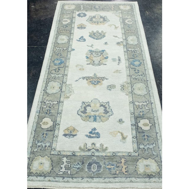 Turkish Oushak Runner Rug 3' x 6'9" #17119 Explore a curated collection of hallway runners, wool rugs, and handmade...