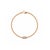 Modern 14k Rose Gold 0.41ctw Pave Diamond Barrel Rondelle Charm Chain Link Bracelet For Sale - Image 3 of 8