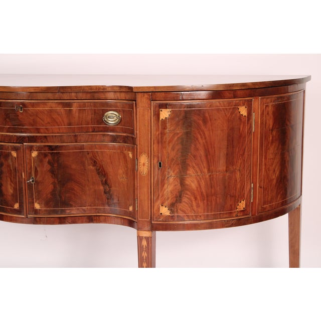 Antique George III Style Mahogany Sideboard For Sale In Los Angeles - Image 6 of 12