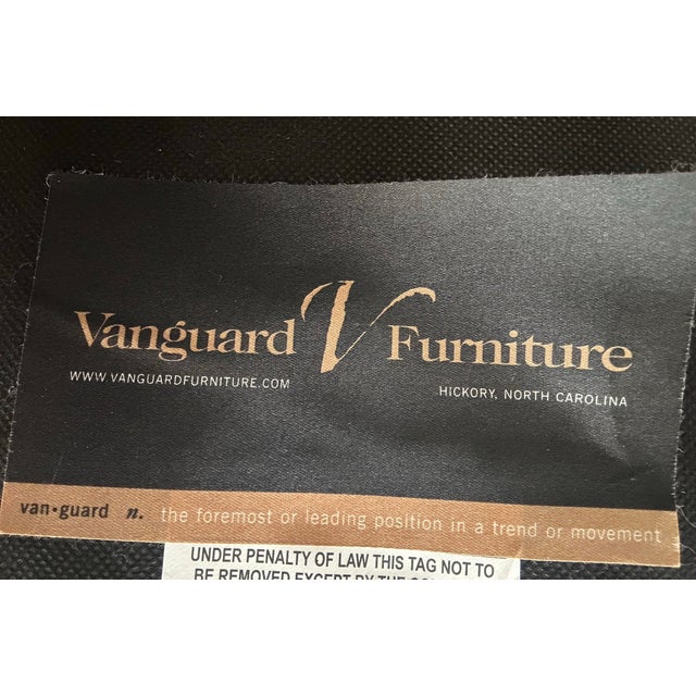 Blue Anthropologie Chesterfield Sofa by Vanguard Furniture – Blue-Green “Mist” Tufted Sofa For Sale - Image 8 of 10