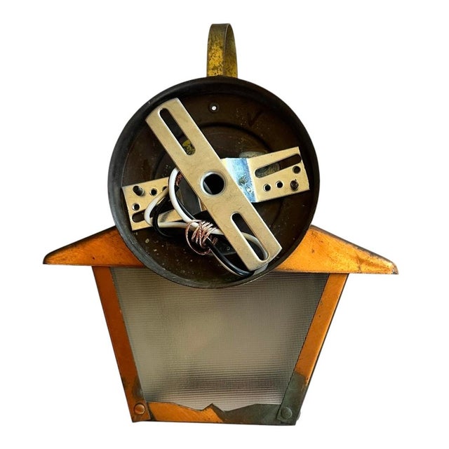 This fixture can be either exterior or interior with it’s fabulous original copper patina. A fixture of character and...