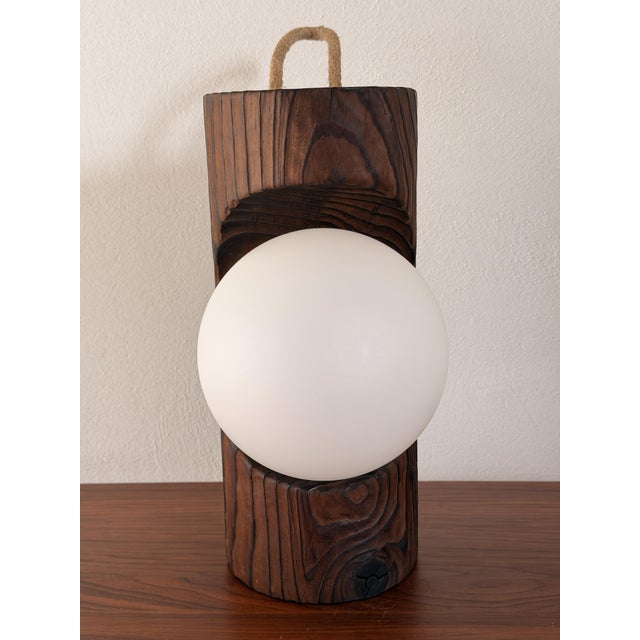 Rare Brutalist table and wall lamp "Type 16," designed and manufactured in the 1970s by the renowned Swiss-German...