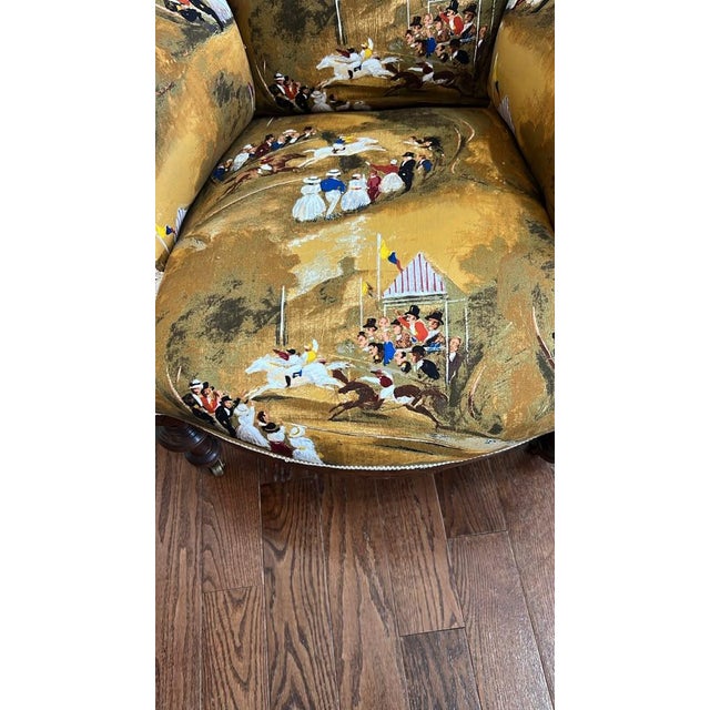 Victorian Renaissance Revival Walnut Library Armchair For Sale In Philadelphia - Image 6 of 12