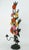 Metal Mod Metal Tole Flower Candle Holder Candelabra, 1960's For Sale - Image 7 of 14