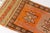 1960s 1960s Earthy Orange, Brown & Tan Flatweave Kilim For Sale - Image 5 of 10