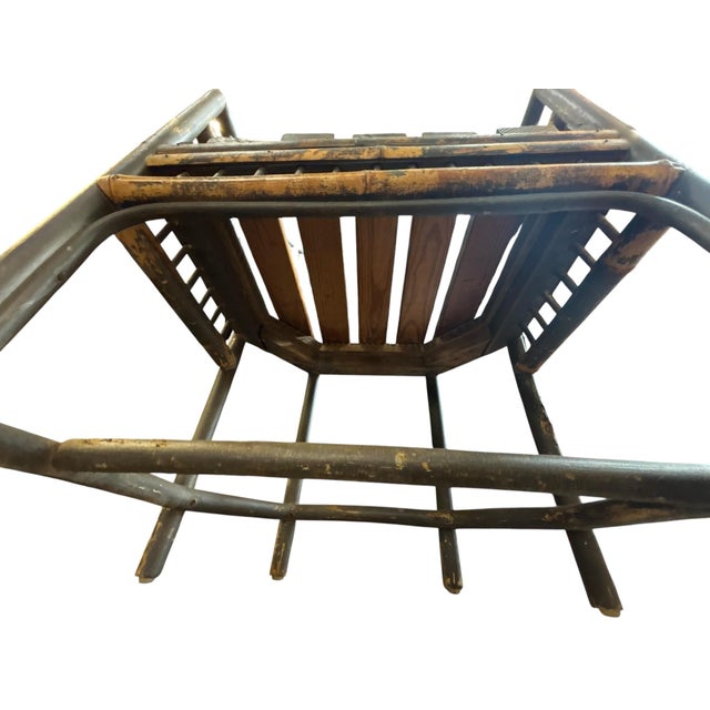 Wood Brighton Pavillion-Style Bamboo and Wood Brighton Chair For Sale - Image 7 of 7