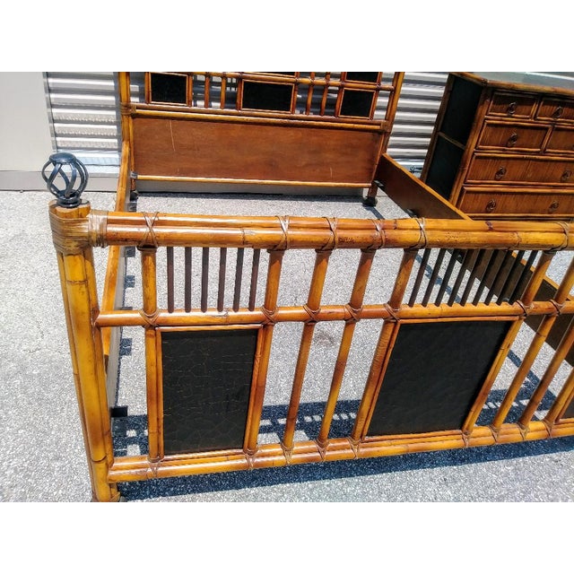 Vintage Milling Road for Baker Reed Bamboo and Wood Regency Queen