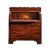 Walnut chest of drawers with three keyboards without key and reversal curve with lock. Inside the reversal there is a...