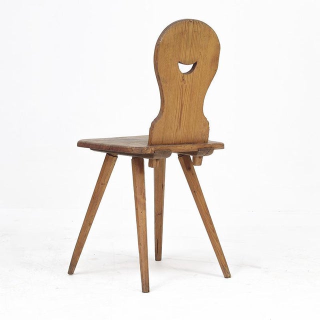 Rustic Farmhouse Primitive Wabi Sabi Mountain Chair For Sale - Image 4 of 9