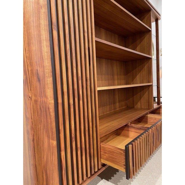 Art Deco Style Wooden Bookcase For Sale - Image 11 of 18