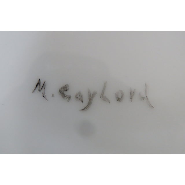 Limoges T and v Hand Painted Bird on a Brunch Large Round Vanity Candy Box 4386b For Sale In Miami - Image 6 of 12