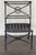 Vintage Woodard Delphi Outdoor 4 Cast Aluminum Chairs For Sale - Image 9 of 12