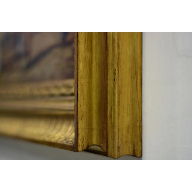 Giuseppe Pellegrini, View of the Bay of Naples, Oil on Canvas For Sale - Image 9 of 11