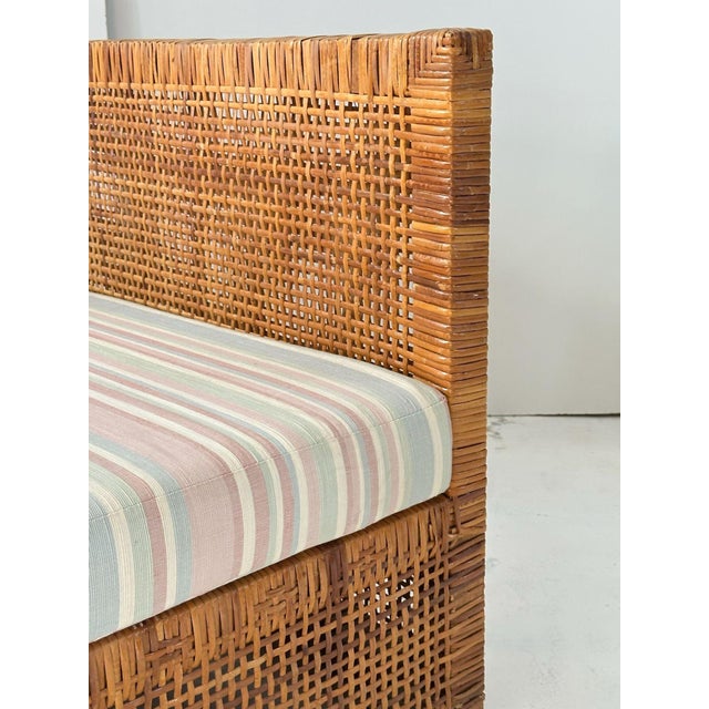 Danny Ho Fong for Tropi-Cal Basket Weave Cane Daybed, 1965 For Sale - Image 9 of 10