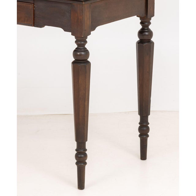 Wood Edwardian Antique Mahogany Spinet Writing Desk, Early 20th Century For Sale - Image 7 of 9