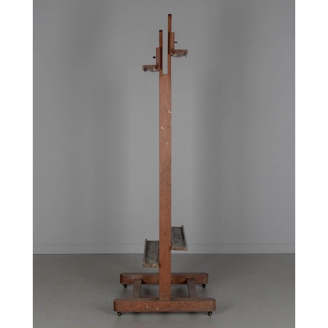 Brown French Painter's Easel or Chevalet For Sale - Image 8 of 14