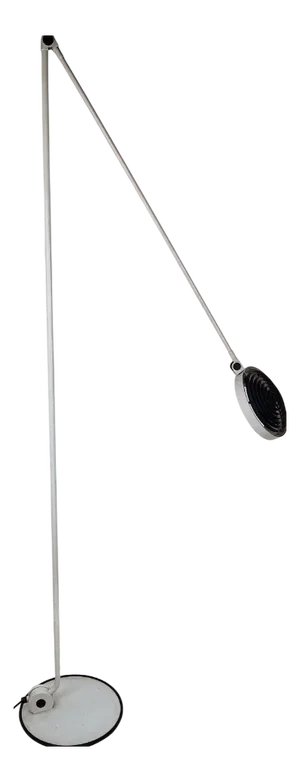 Vintage Elledue Floor Lamp in Painted Metal by Tommaso Cimini for Lumina, 1980s