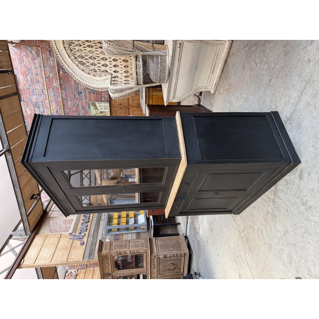 Wood Late 19th Century China Cabinet For Sale - Image 7 of 10